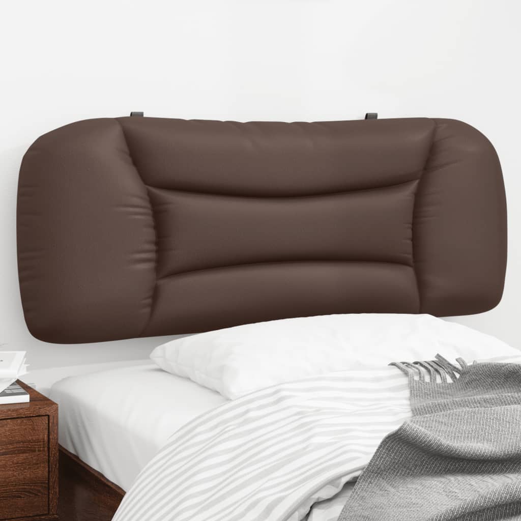 Cuscino Testiera Hvar Marrone 100 cm in Similpelle