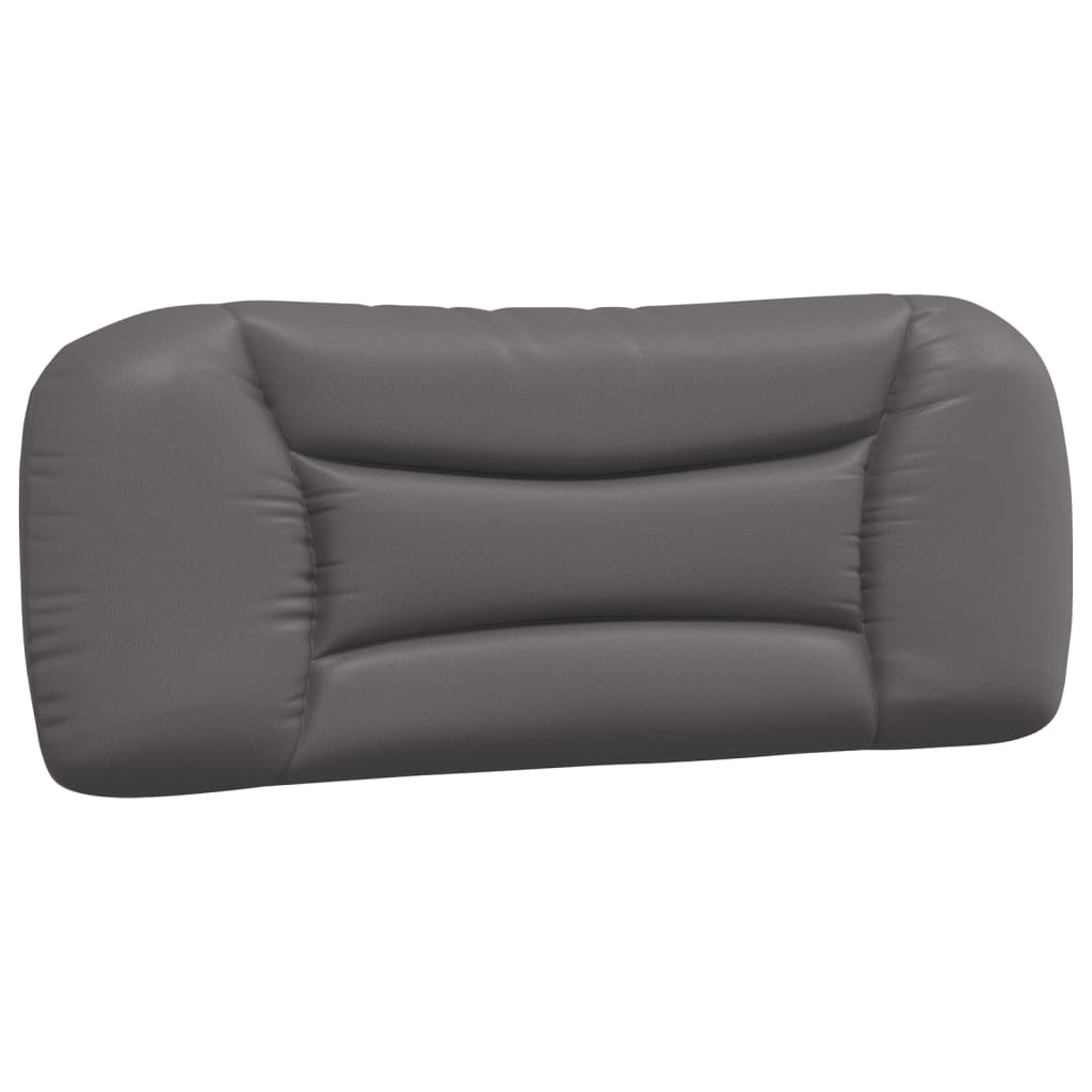 Cuscino Testiera Hvar Grigio 100 cm in Similpelle