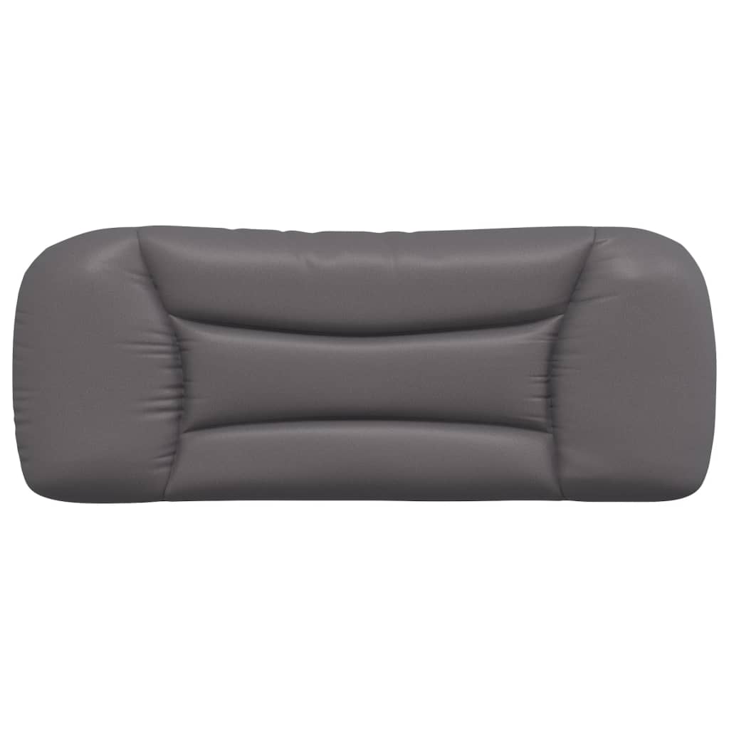 Cuscino Testiera Hvar Grigio 100 cm in Similpelle