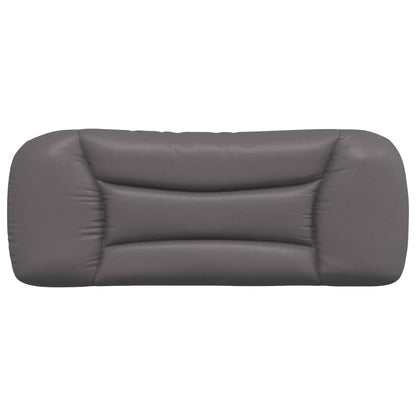 Cuscino Testiera Hvar Grigio 100 cm in Similpelle