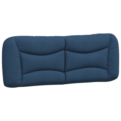 Cuscino Testiera Blu 120 cm in Tessuto