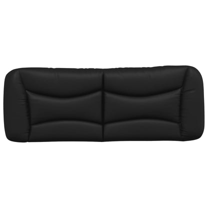 Cuscino Testiera Hvar Nero 120 cm in Similpelle