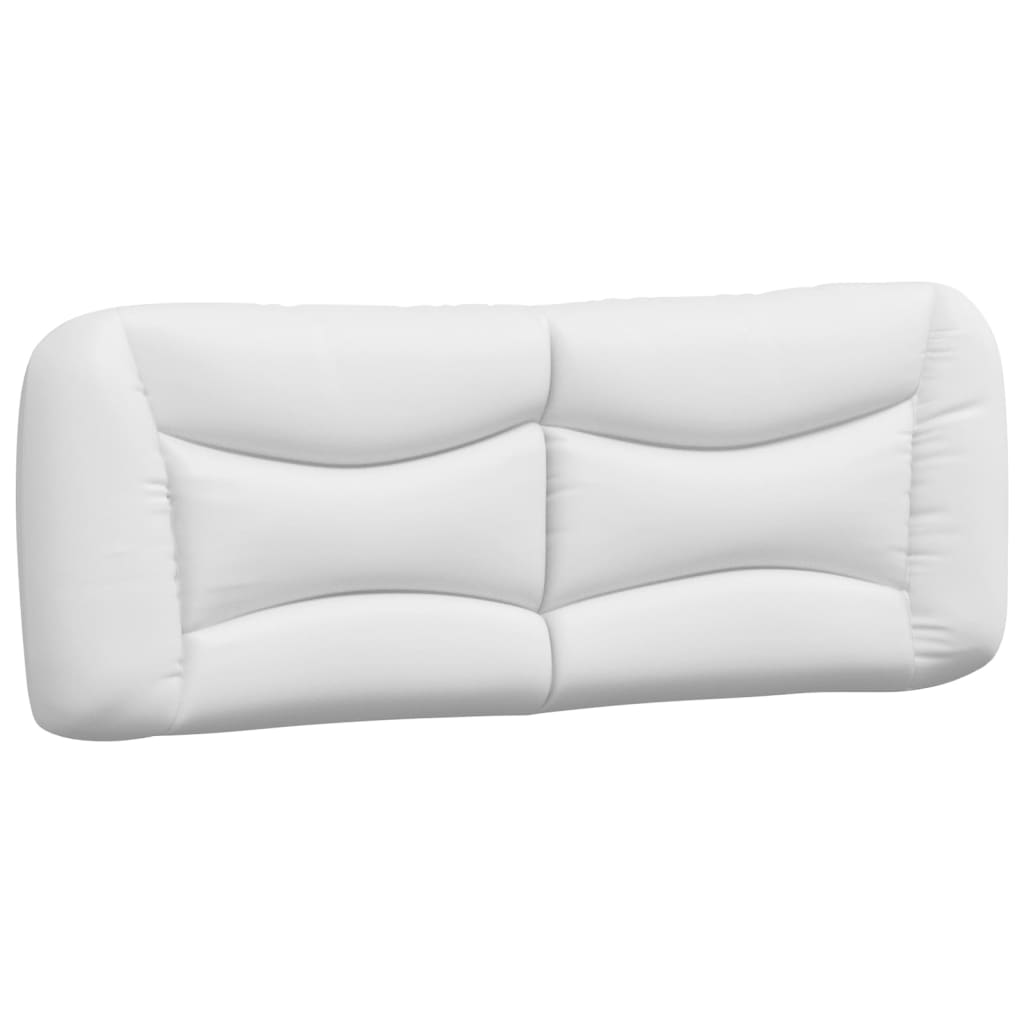 Cuscino Testiera Hvar Bianco 120 cm in Similpelle