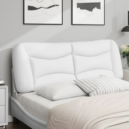 Cuscino Testiera Hvar Bianco 120 cm in Similpelle