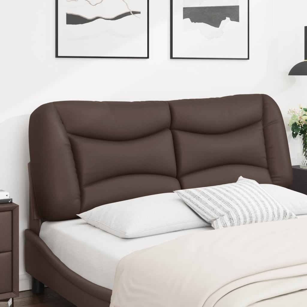 Cuscino Testiera Hvar Marrone 120 cm in Similpelle