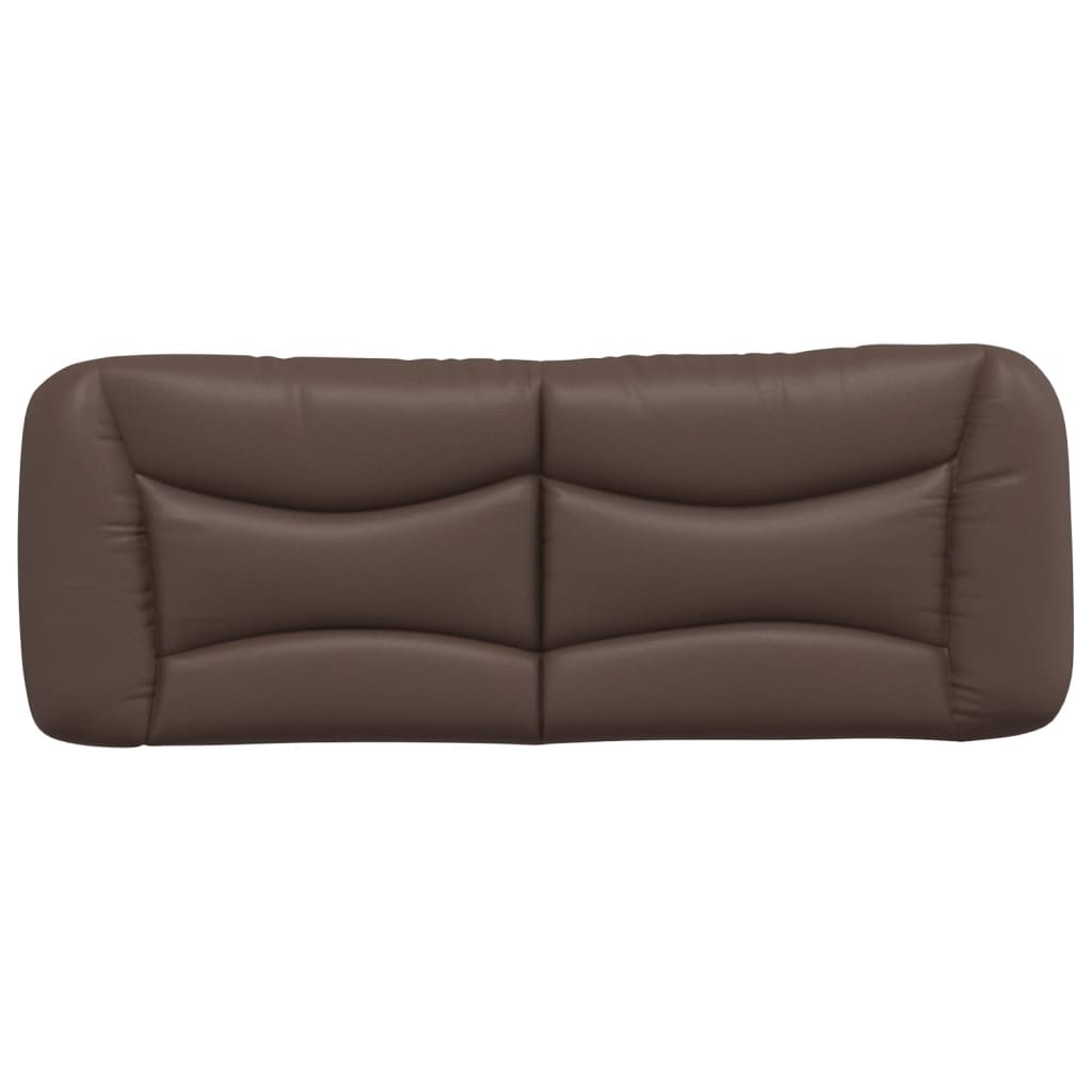 Cuscino Testiera Hvar Marrone 120 cm in Similpelle