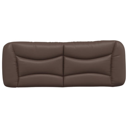 Cuscino Testiera Hvar Marrone 120 cm in Similpelle