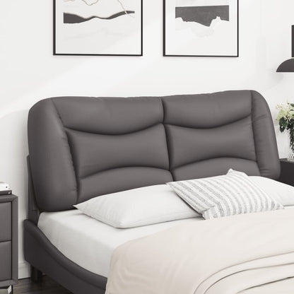 Cuscino Testiera Hvar Grigio 120 cm in Similpelle