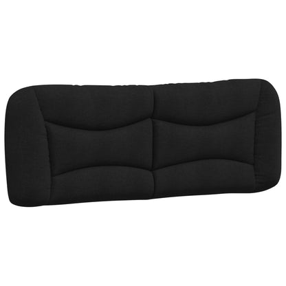 Cuscino Testiera Nero 140 cm in Tessuto