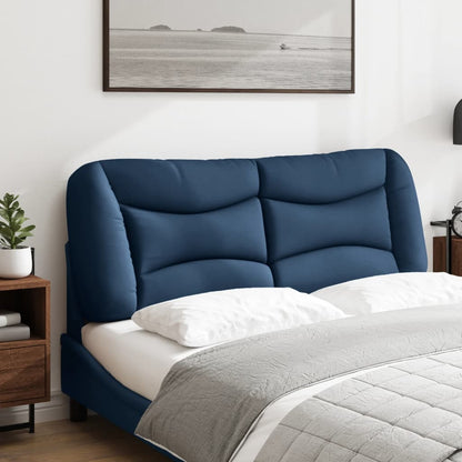 Cuscino Testiera Blu 140 cm in Tessuto