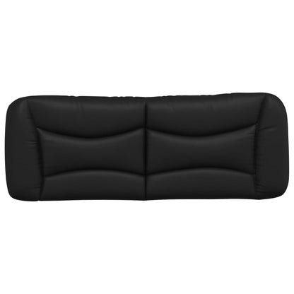 Cuscino Testiera Hvar Nero 140 cm in Similpelle