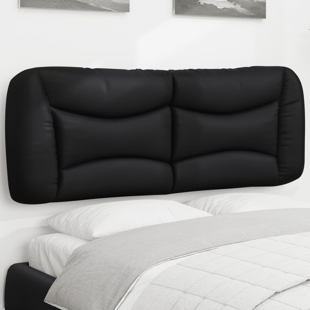 Cuscino Testiera Hvar Nero 140 cm in Similpelle