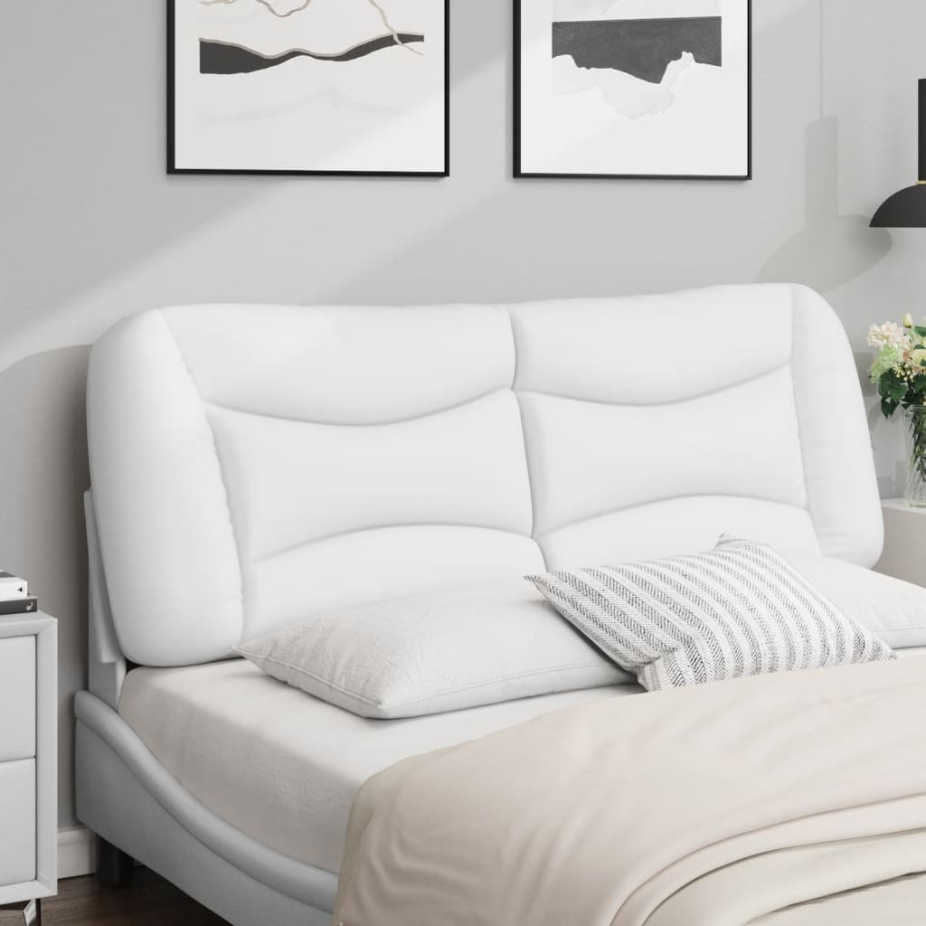 Cuscino Testiera Hvar Bianco 140 cm in Similpelle