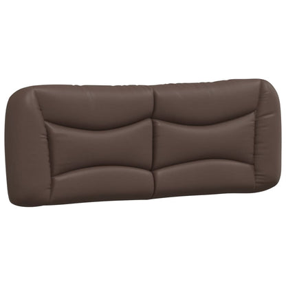 Cuscino Testiera Hvar Marrone 140 cm in Similpelle
