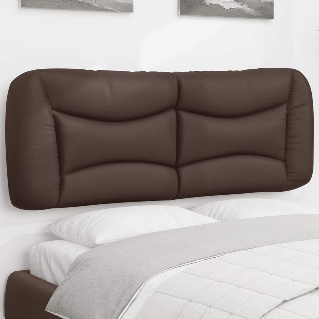 Cuscino Testiera Hvar Marrone 140 cm in Similpelle