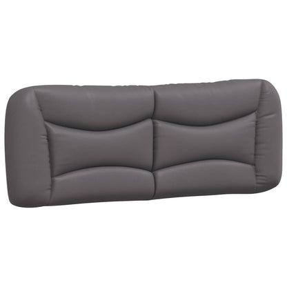 Cuscino Testiera Hvar Grigio 140 cm in Similpelle