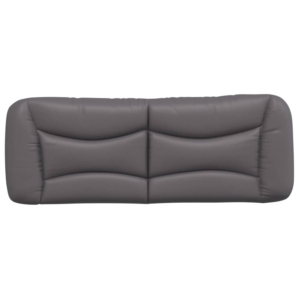 Cuscino Testiera Hvar Grigio 140 cm in Similpelle