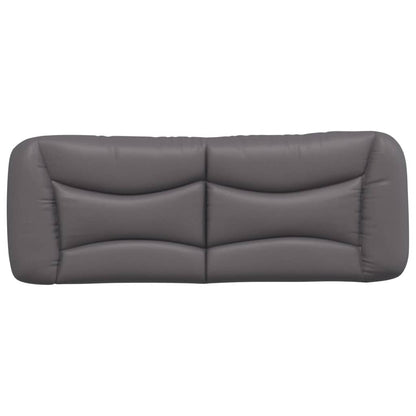 Cuscino Testiera Hvar Grigio 140 cm in Similpelle