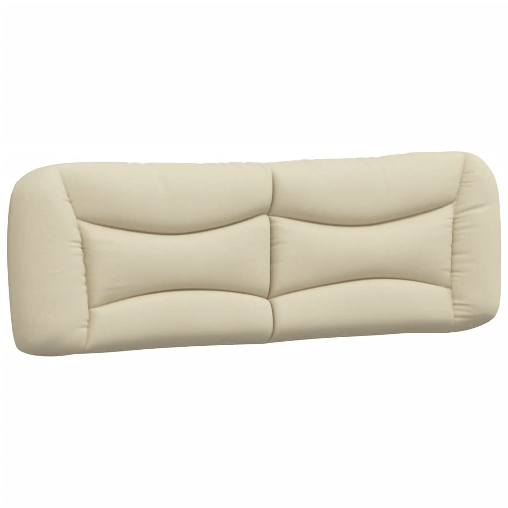 Cuscino Testiera Crema 160 cm in Tessuto