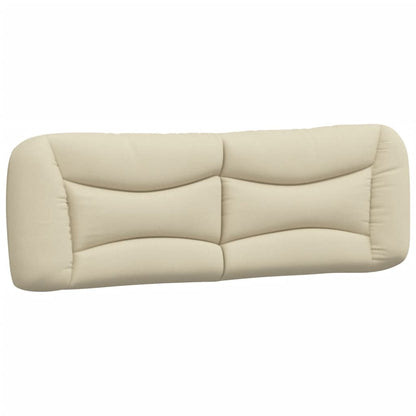 Cuscino Testiera Crema 160 cm in Tessuto