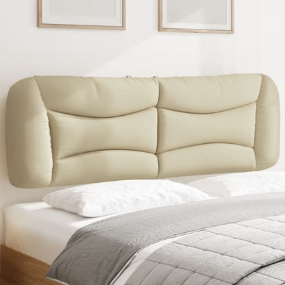 Cuscino Testiera Crema 160 cm in Tessuto