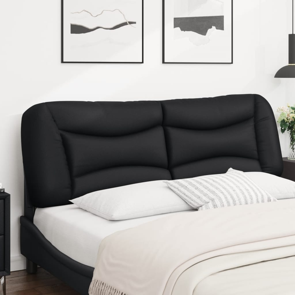 Cuscino Testiera Hvar Nero 160 cm in Similpelle