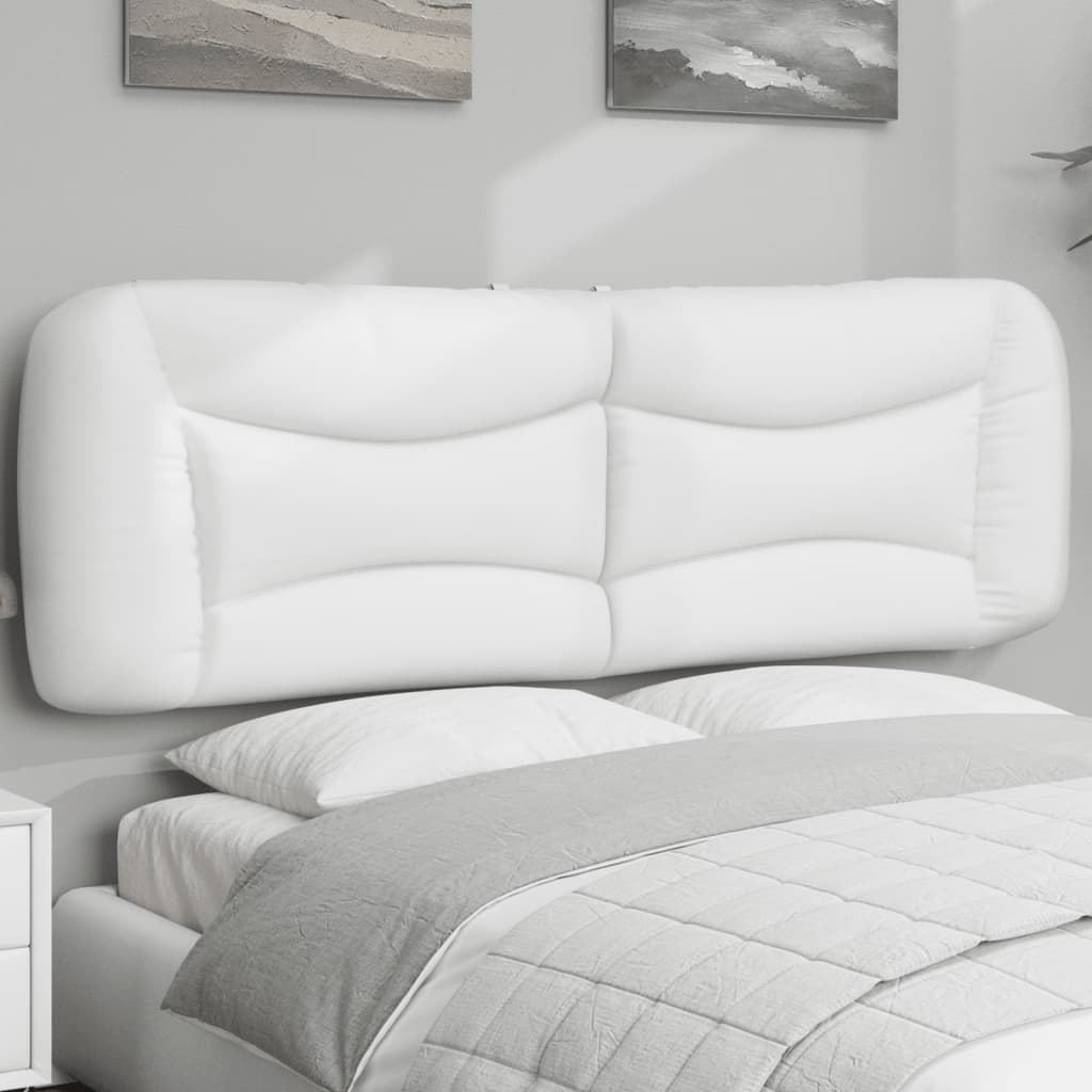 Cuscino Testiera Hvar Bianco 160 cm in Similpelle
