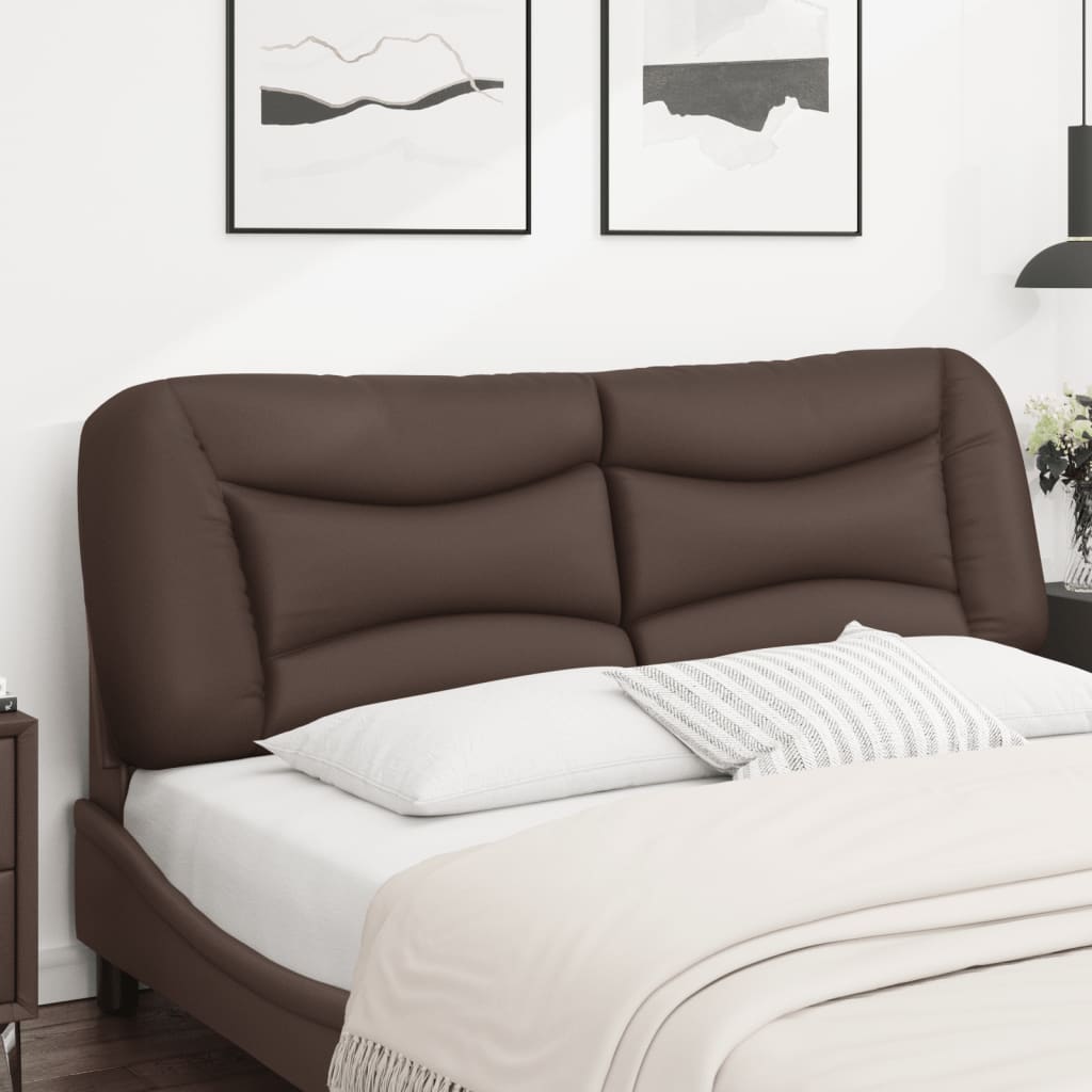 Cuscino Testiera Hvar Marrone 160 cm in Similpelle