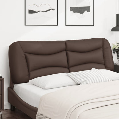 Cuscino Testiera Hvar Marrone 160 cm in Similpelle