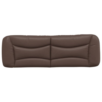 Cuscino Testiera Hvar Marrone 160 cm in Similpelle