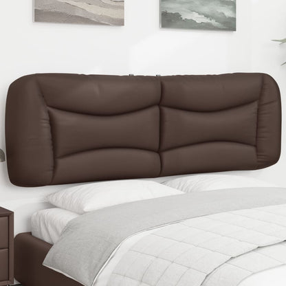 Cuscino Testiera Hvar Marrone 160 cm in Similpelle