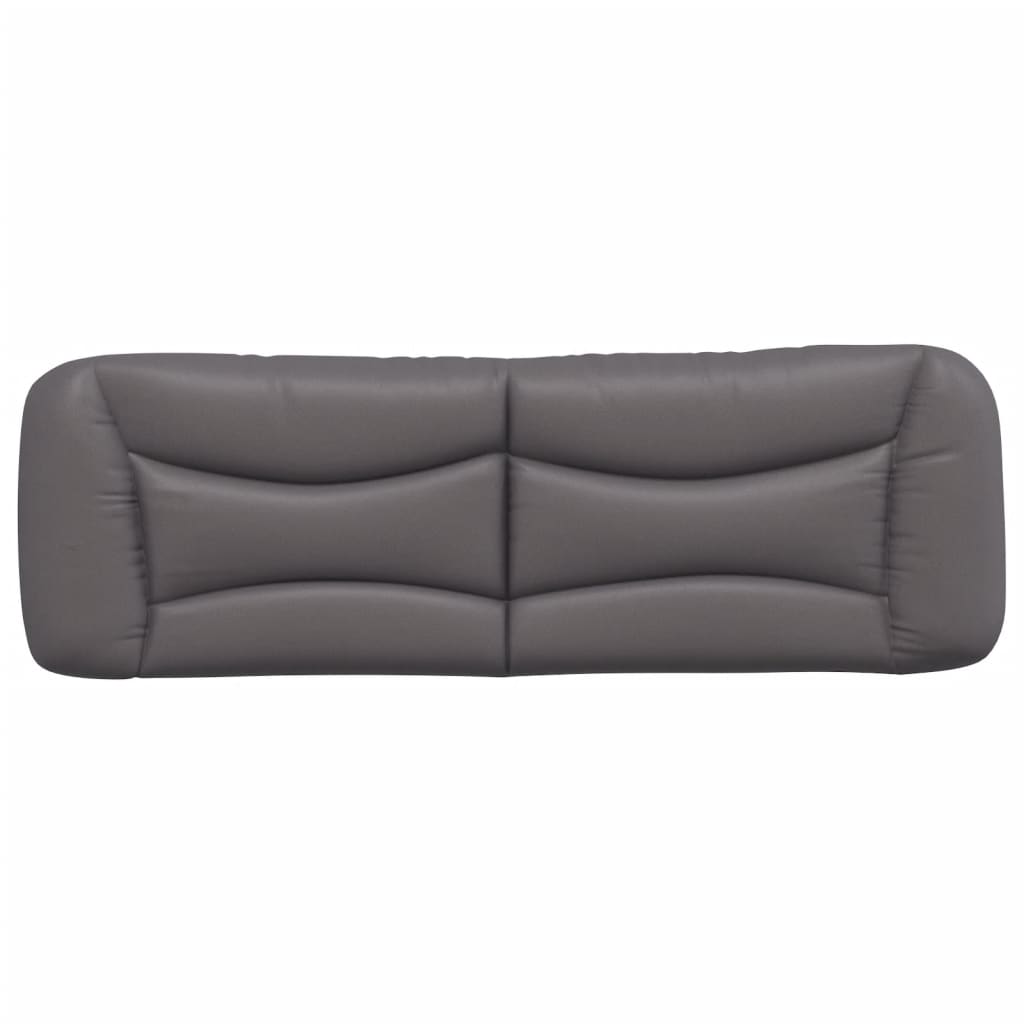 Cuscino Testiera Hvar Grigio 160 cm in Similpelle