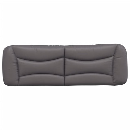 Cuscino Testiera Hvar Grigio 160 cm in Similpelle