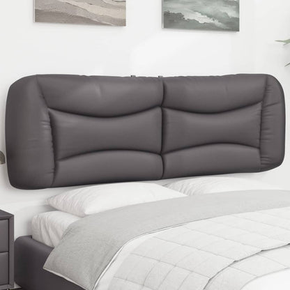 Cuscino Testiera Hvar Grigio 160 cm in Similpelle