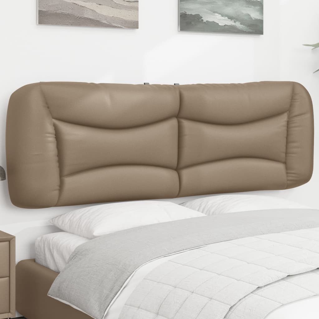 Cuscino Testiera Hvar Cappuccino 160 cm in Similpelle