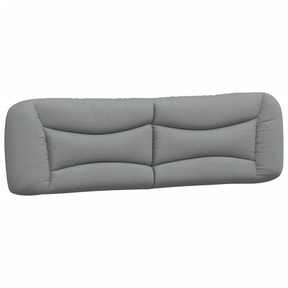 Cuscino Testiera Grigio Chiaro 180 cm in Tessuto