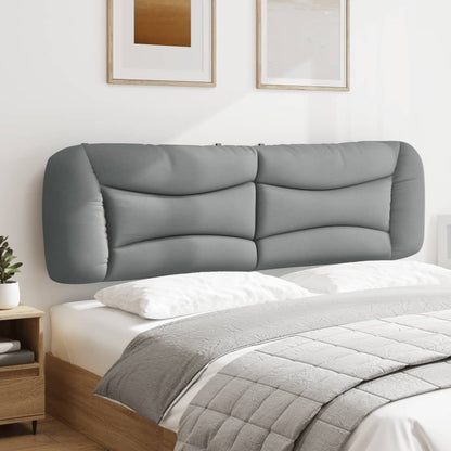Cuscino Testiera Grigio Chiaro 180 cm in Tessuto