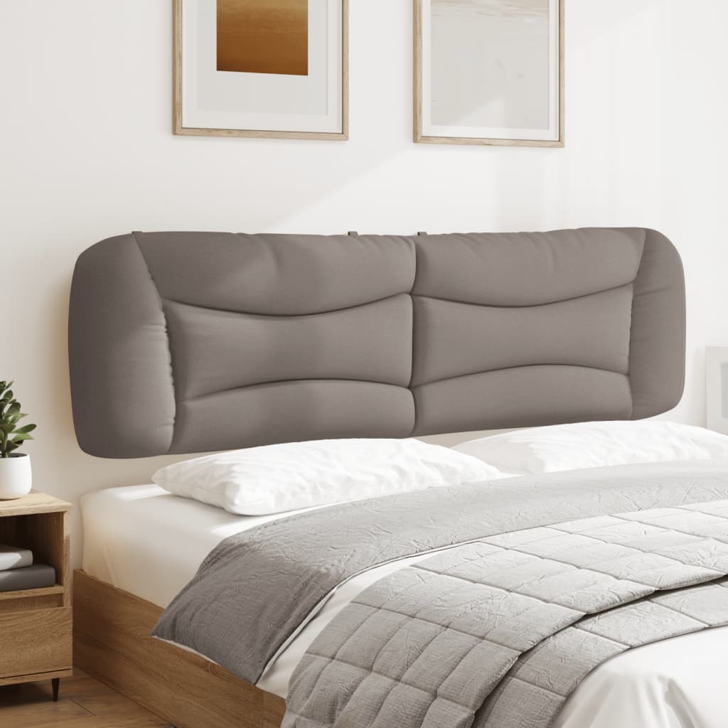 Cuscino Testiera Tortora 180 cm in Tessuto