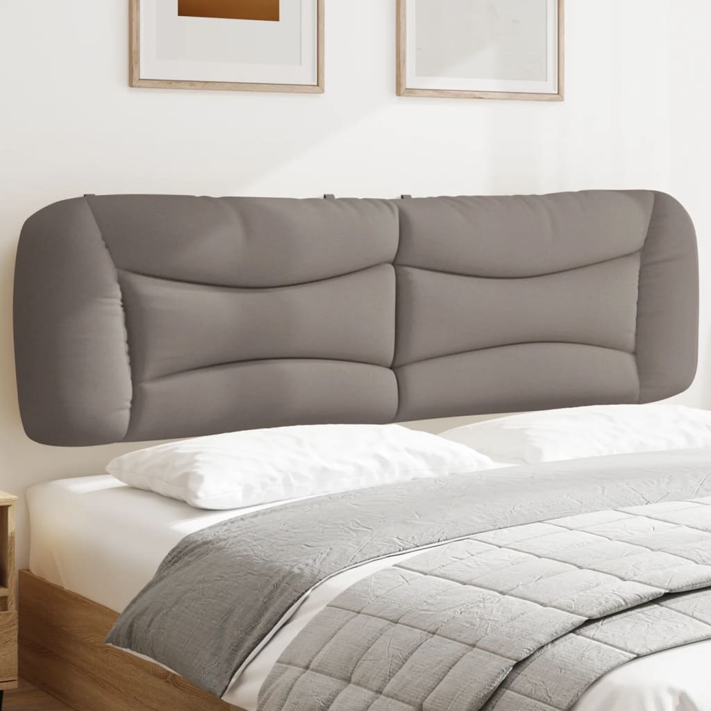 Cuscino Testiera Tortora 180 cm in Tessuto