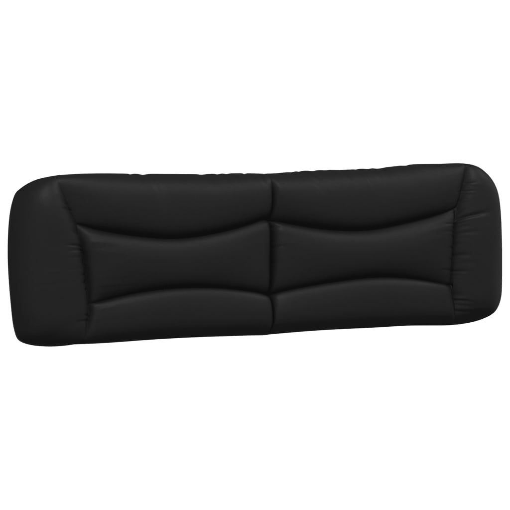 Cuscino Testiera Hvar Nero 180 cm in Similpelle