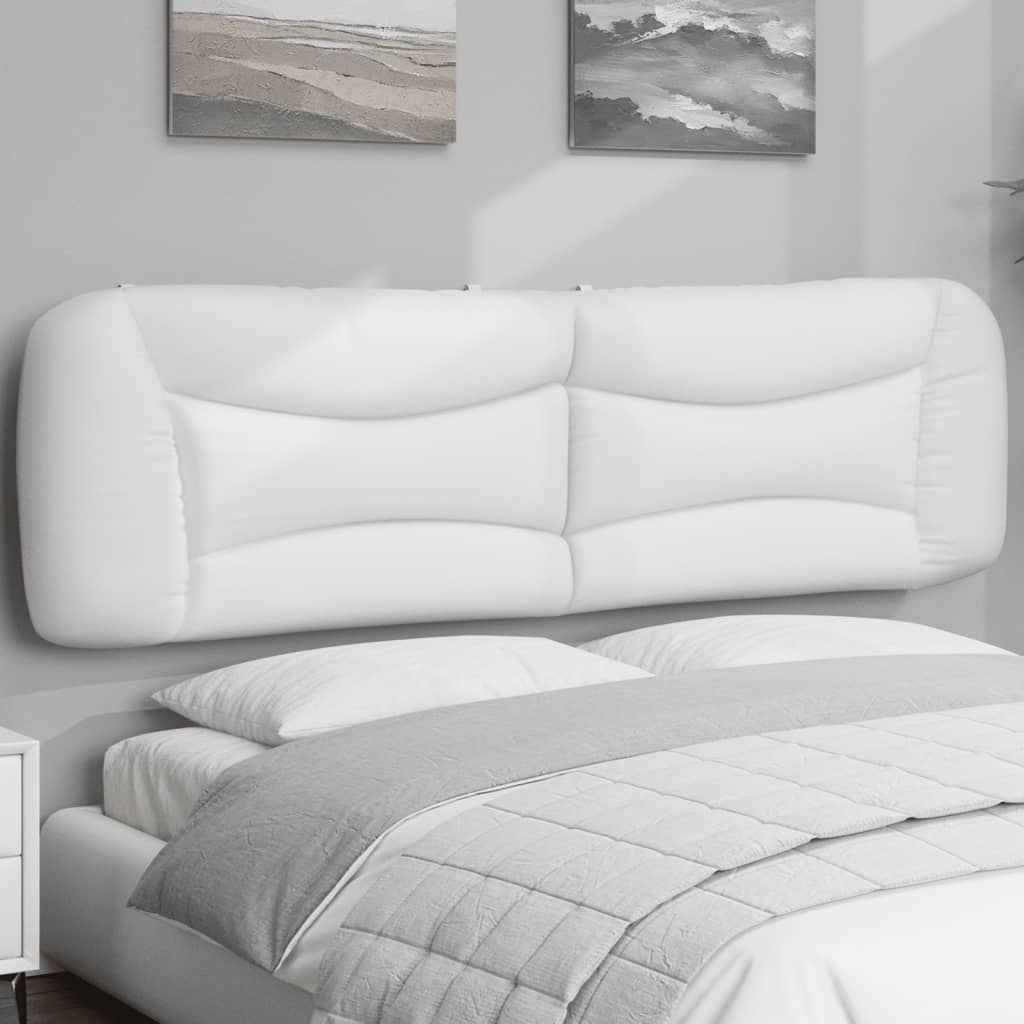 Cuscino Testiera Hvar Bianco 180 cm in Similpelle