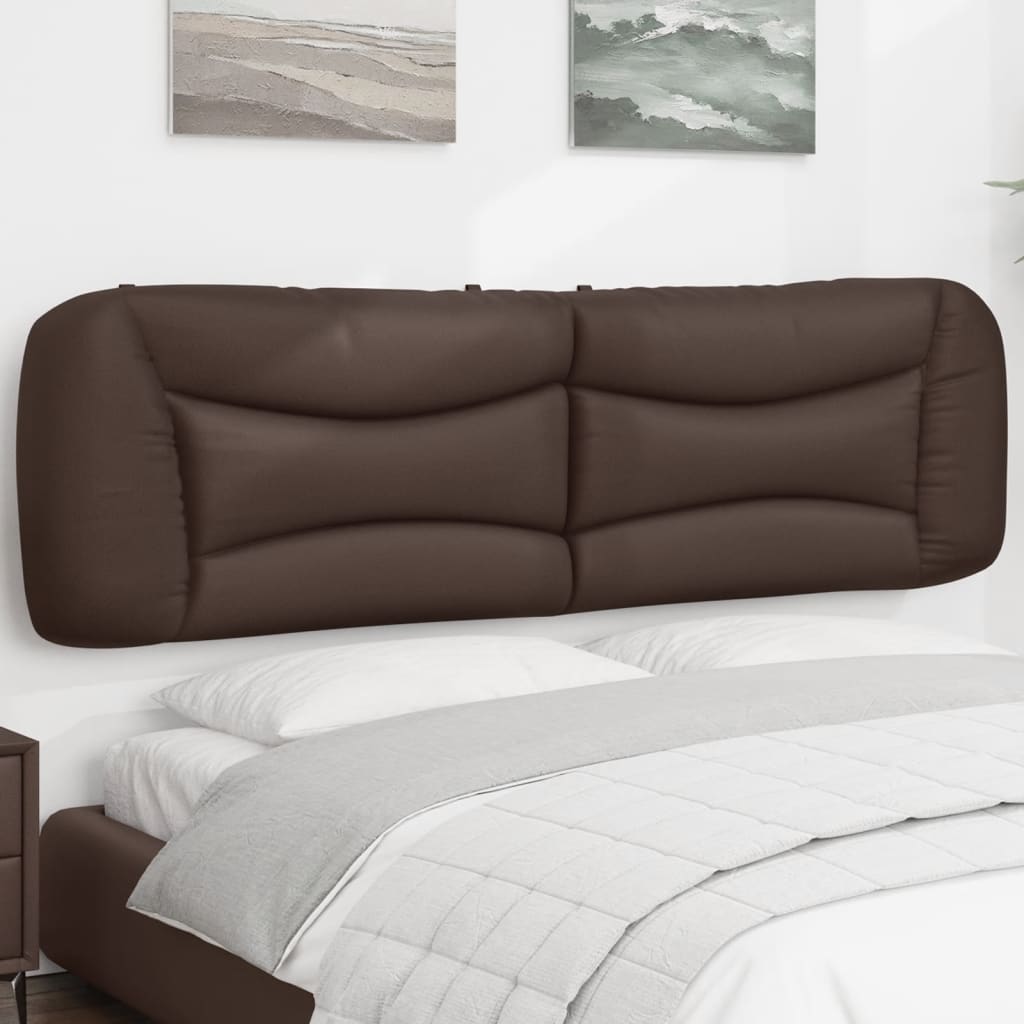 Cuscino Testiera Hvar Marrone 180 cm in Similpelle