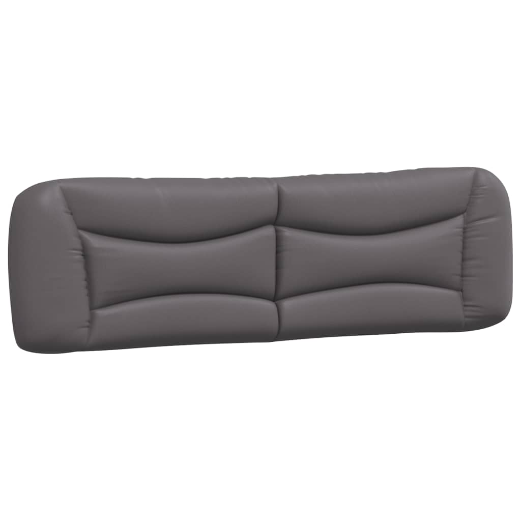 Cuscino Testiera Hvar Grigio 180 cm in Similpelle