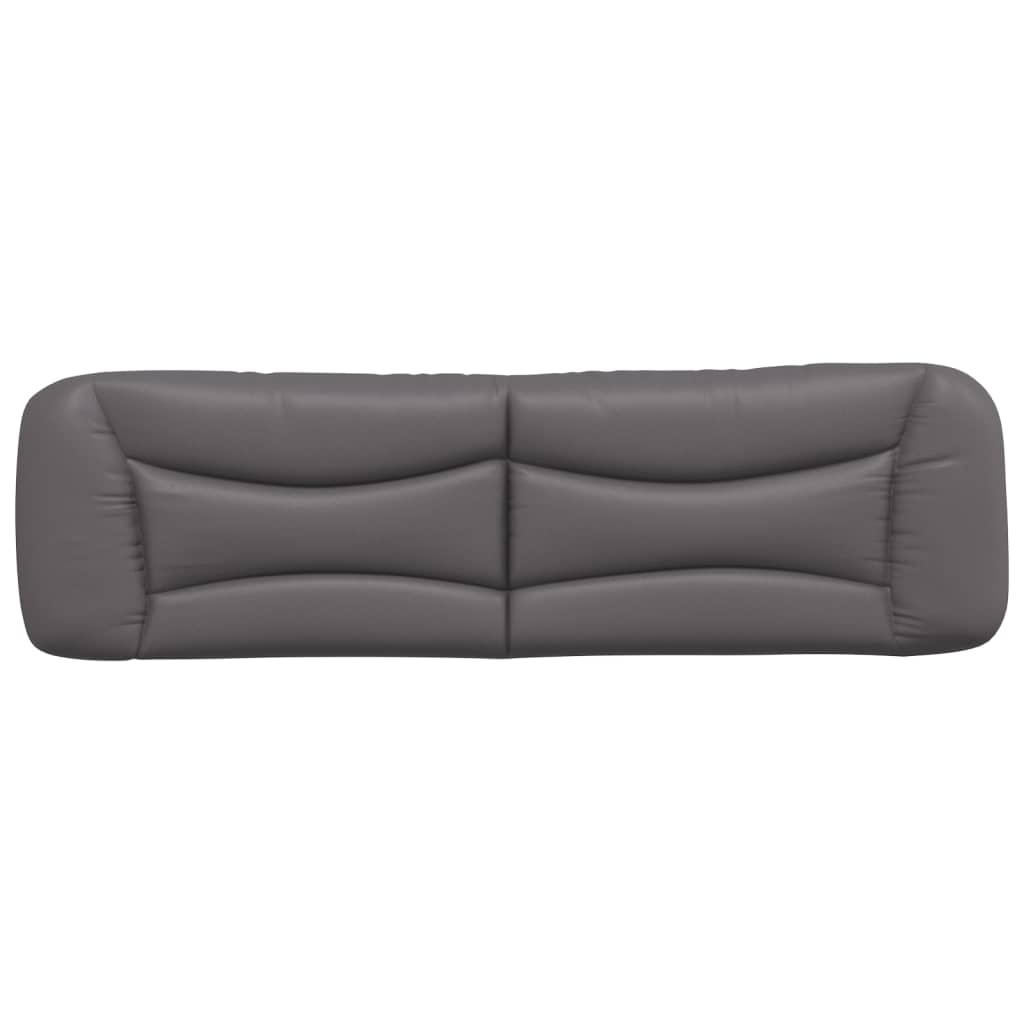 Cuscino Testiera Hvar Grigio 180 cm in Similpelle
