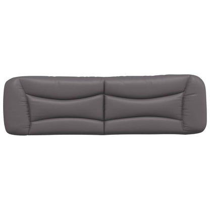 Cuscino Testiera Hvar Grigio 180 cm in Similpelle