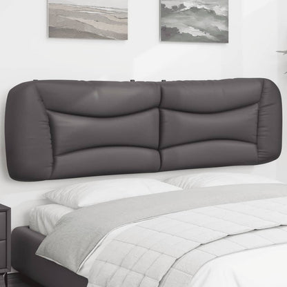 Cuscino Testiera Hvar Grigio 180 cm in Similpelle