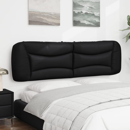 Cuscino Testiera Hvar Nero 183 cm in Similpelle