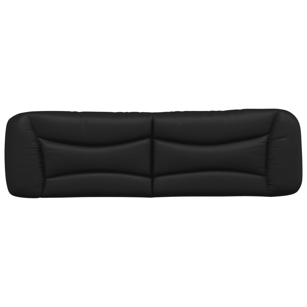 Cuscino Testiera Hvar Nero 183 cm in Similpelle