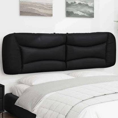 Cuscino Testiera Hvar Nero 183 cm in Similpelle