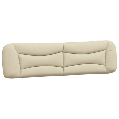 Cuscino Testiera Crema 200 cm in Tessuto